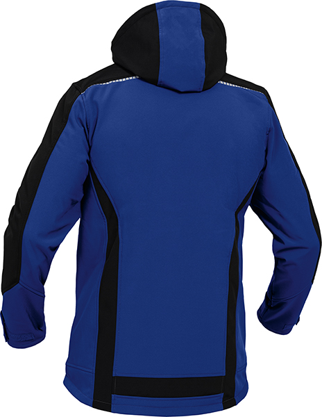 LEIBWÄCHTER Sommer-Softshelljacke - kornblau/schwarz