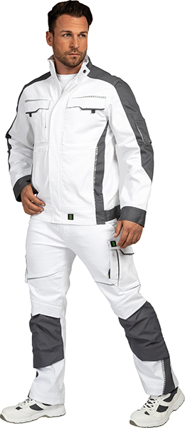 LEIBWÄCHTER Jacke - weiß/grau