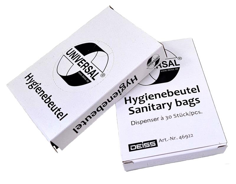 Hygienebeutel- Kunststoff - weiß