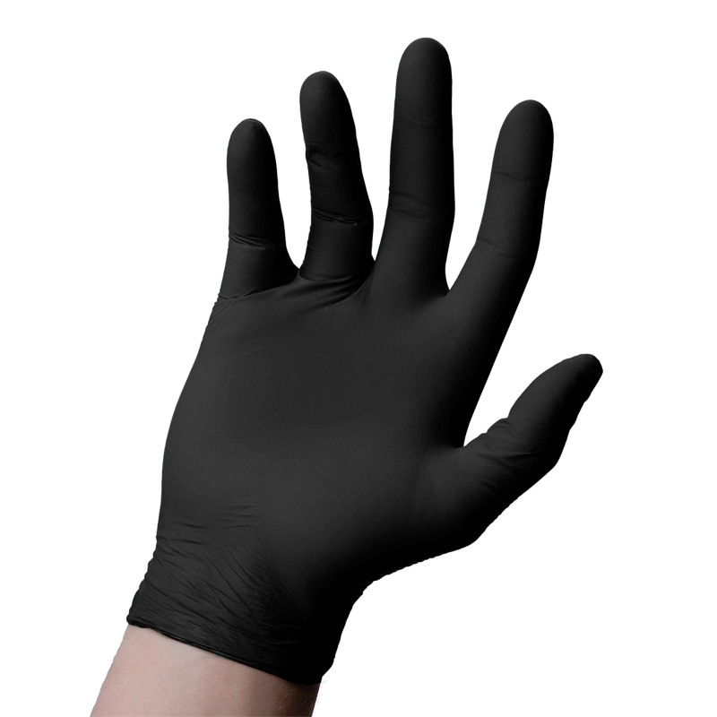 Nature Gloves Black Nitril-Handschuhe