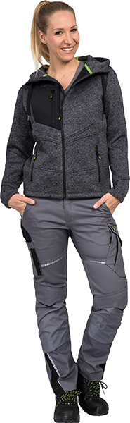 LEIBWÄCHTER Strickjacke - grau - Unisex