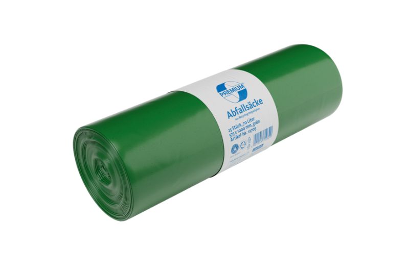 Abfallsack - 70 Liter - grün