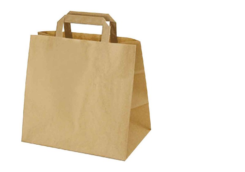 Papiertragetasche - braun