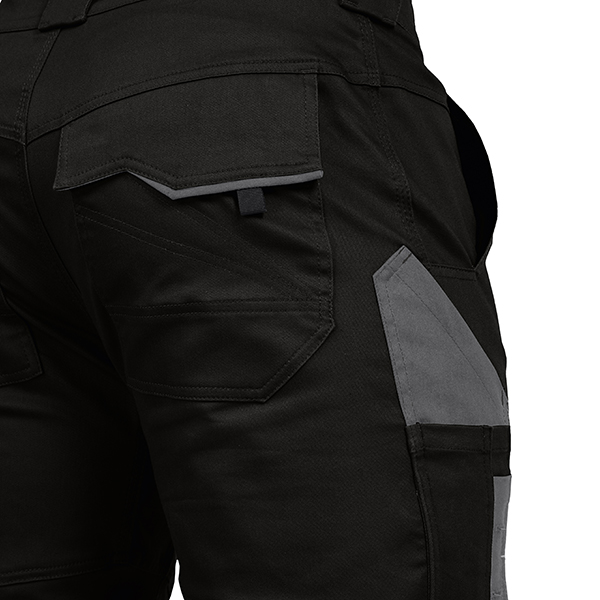 LEIBWÄCHTER Bundhose - schwarz/grau