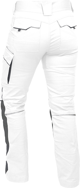 LEIBWÄCHTER Damen Bundhose - weiß/grau