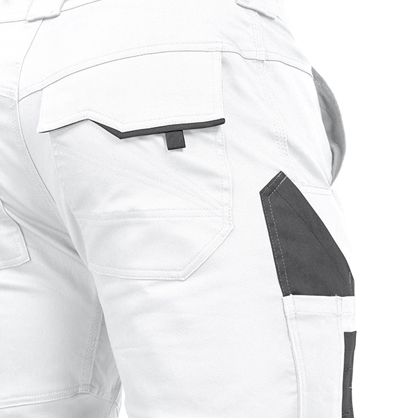 LEIBWÄCHTER Bundhose - weiß/grau