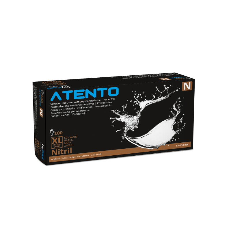 ATENTO Nitrilhandschuhe - black
