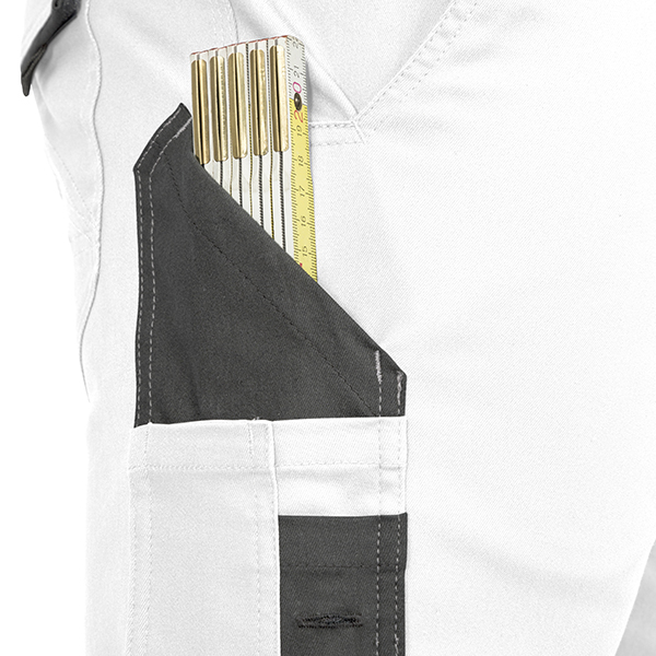 LEIBWÄCHTER Bundhose - weiß/grau