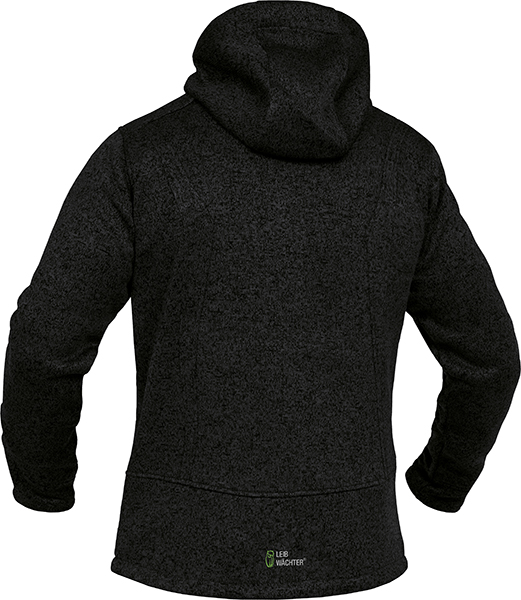 LEIBWÄCHTER Strickjacke - schwarz - Unisex