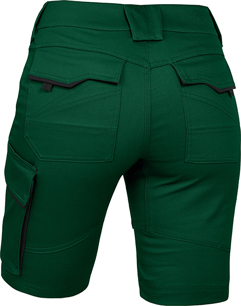 LEIBWÄCHTER Damen Short - grün/schwarz