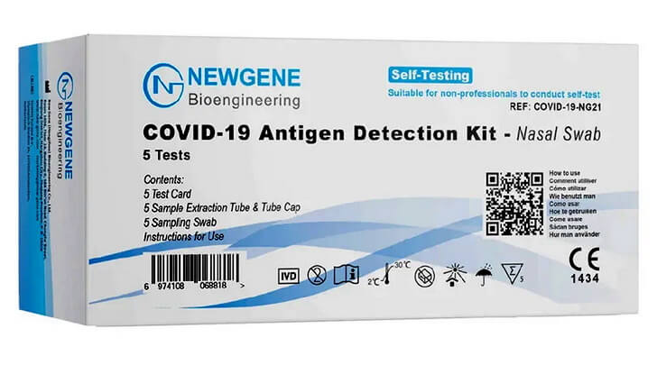 Kit detection antigen bioengineering newgene covid-19 Nares Kumaraguru