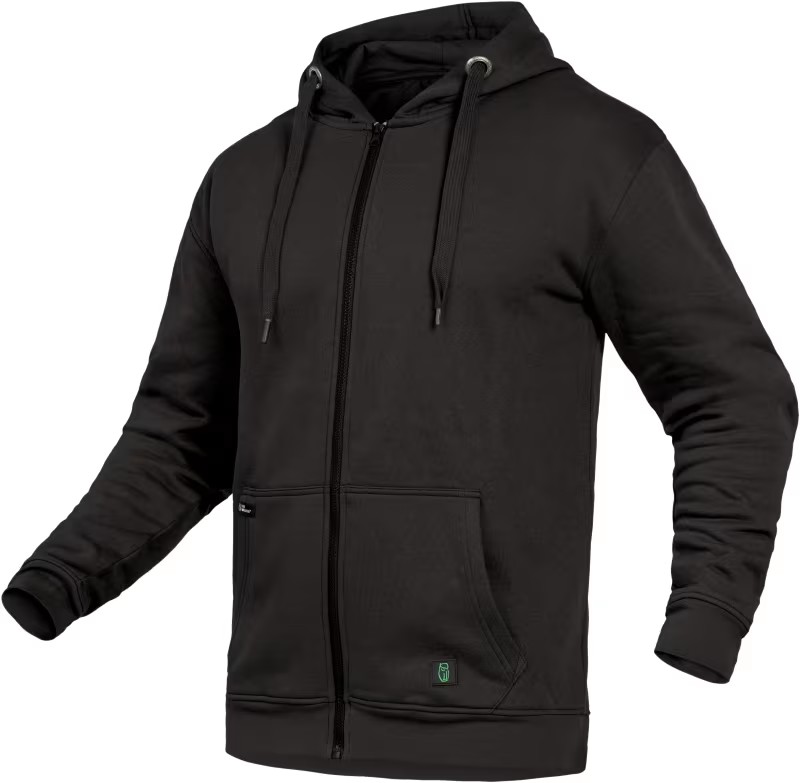 Sweatjacke - schwarz - Gr. XS