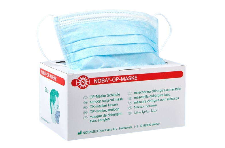 NOBA® OP-Mundschutz - Typ IIR - blau