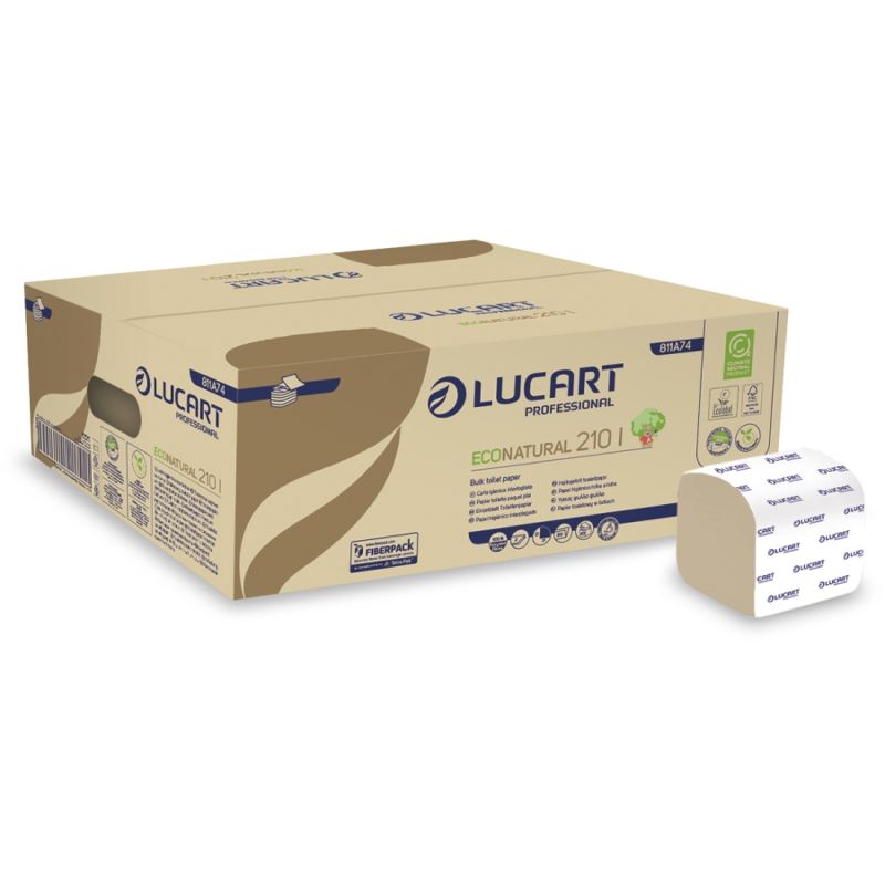 EcoNatural - Einzelblatt Toilettenpapier 2-lagig