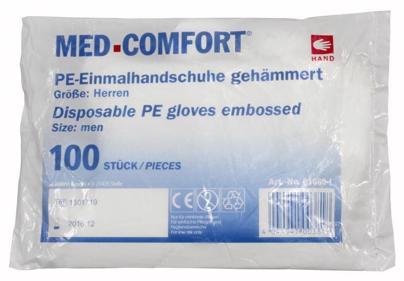 Med-Comfort -  PE-Handschuh - transparent