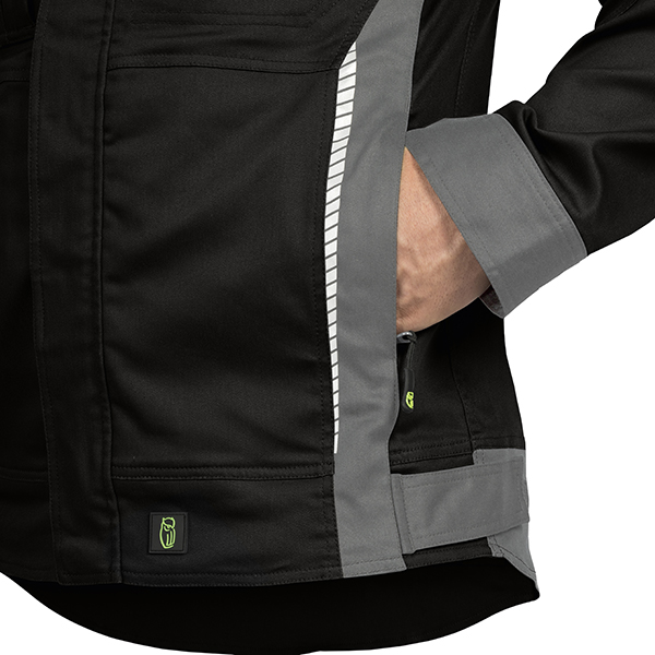 LEIBWÄCHTER Jacke - schwarz/grau