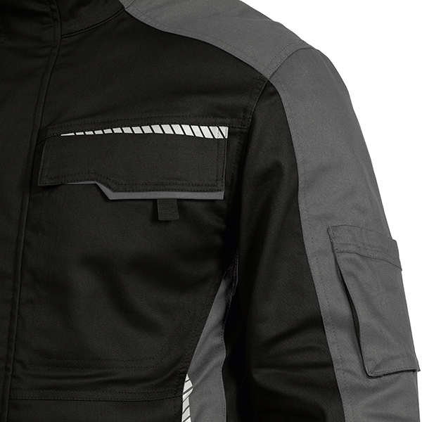 LEIBWÄCHTER Jacke - schwarz/grau