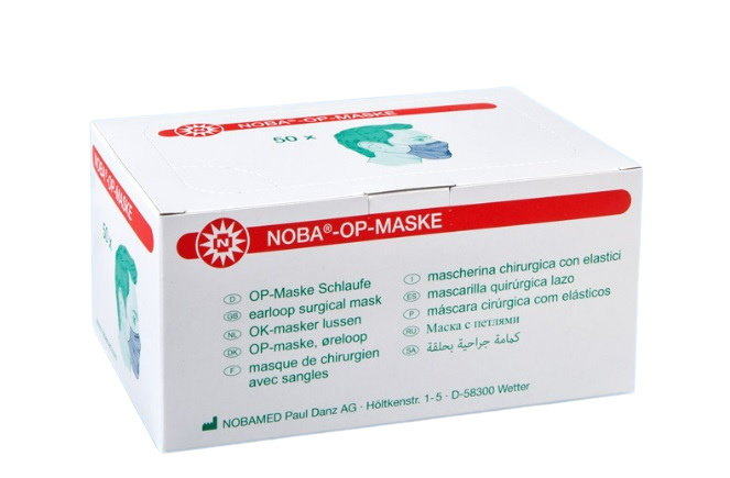 NOBA® OP-Mundschutz - Typ IIR - blau