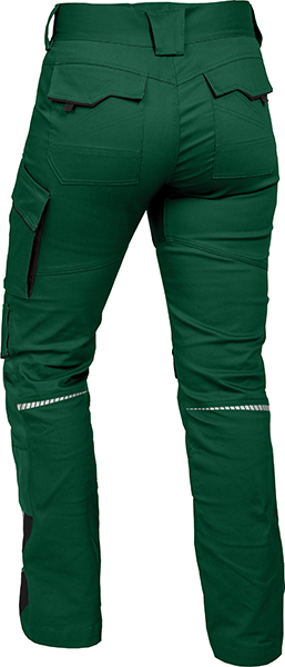 LEIBWÄCHTER Damen Bundhose - grün/schwarz