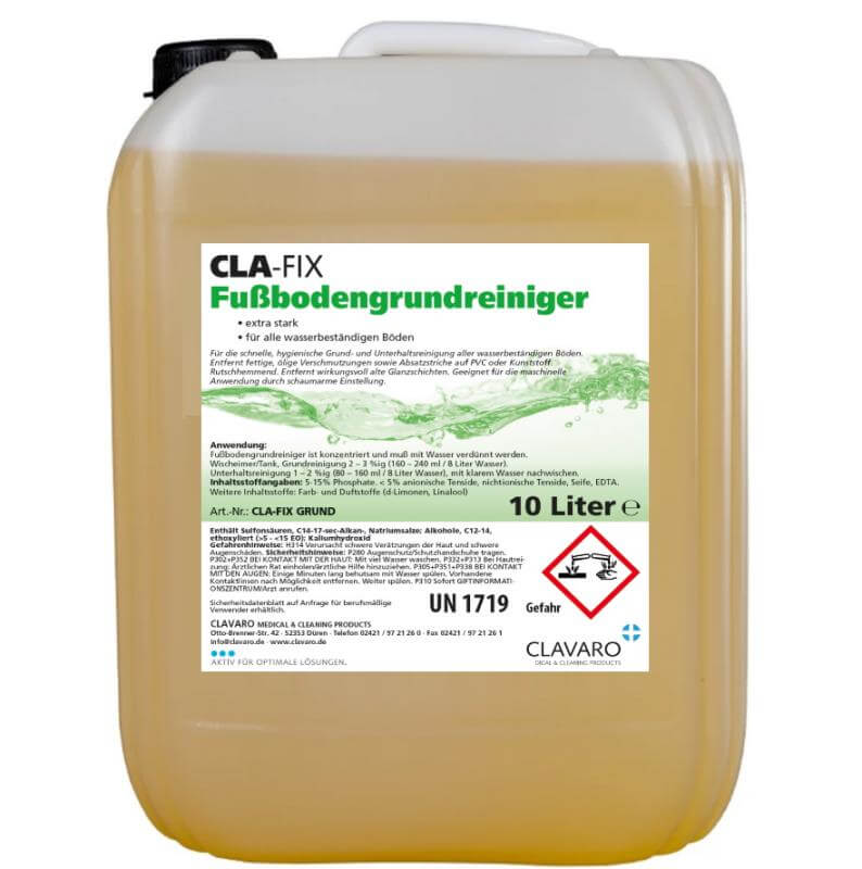 CLA-FIX Fußbodengrundreiniger 10 l