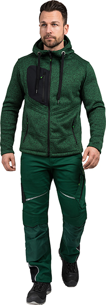 LEIBWÄCHTER Strickjacke - grün - Unisex