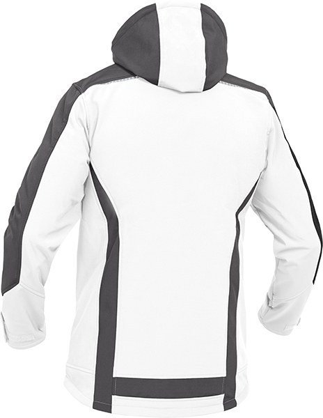 LEIBWÄCHTER Sommer-Softshelljacke - weiß/grau