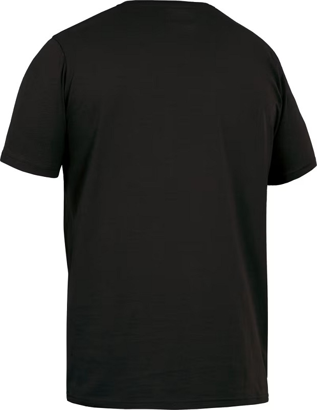 Rundhals T-Shirt - schwarz