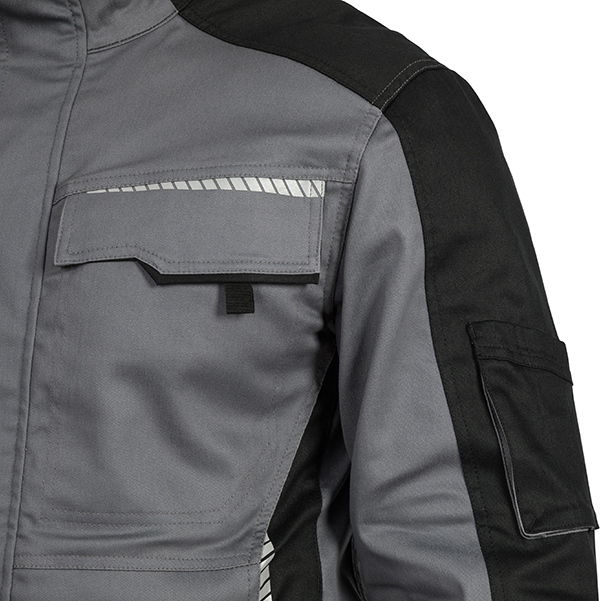 LEIBWÄCHTER Jacke - grau/schwarz
