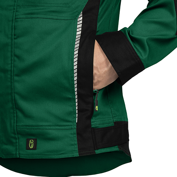 LEIBWÄCHTER Jacke - grün/schwarz