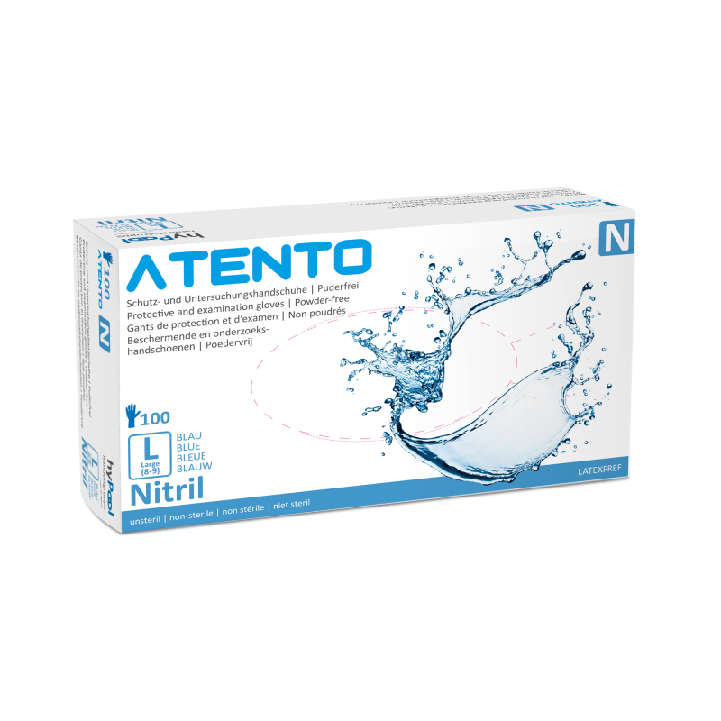 ATENTO Nitrilhandschuhe - blau