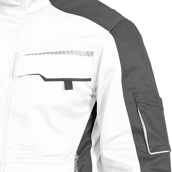 LEIBWÄCHTER Jacke - weiß/grau
