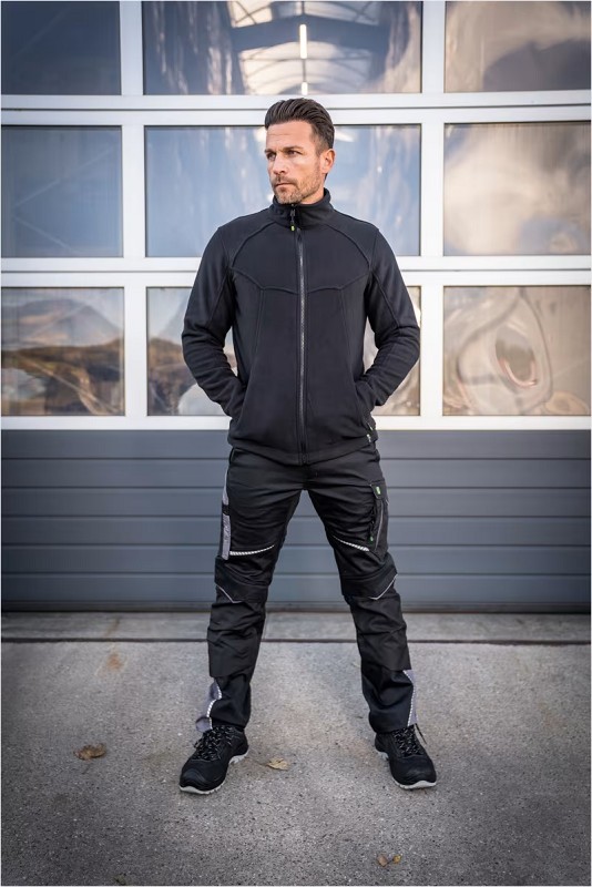 LW Polar-Fleecejacke - schwarz