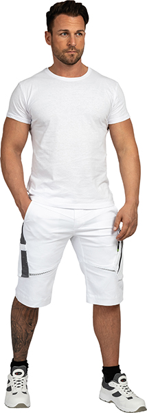 LEIBWÄCHTER Short - weiß/grau