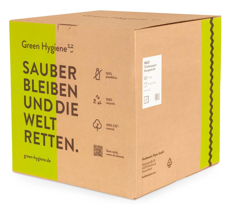 ROLF Toilettenpapier - 2-lagig - 500 Blatt