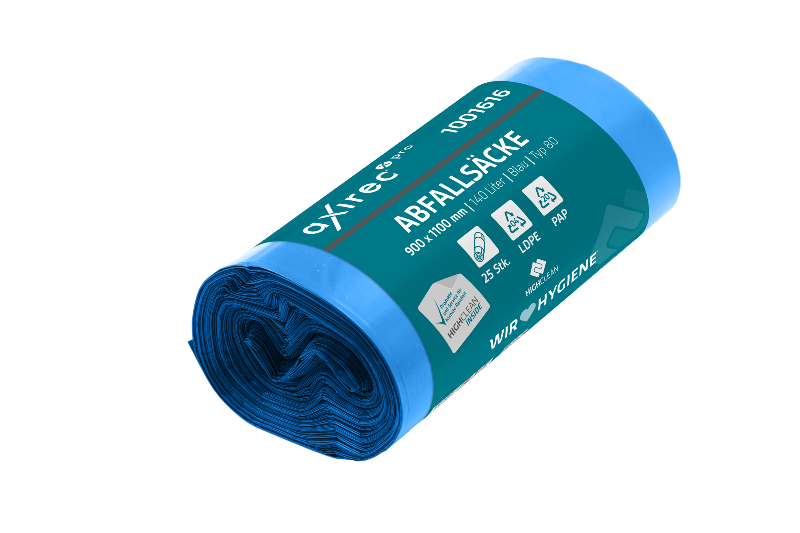 axirec pro ® Abfallsäcke - 140 Liter - blau