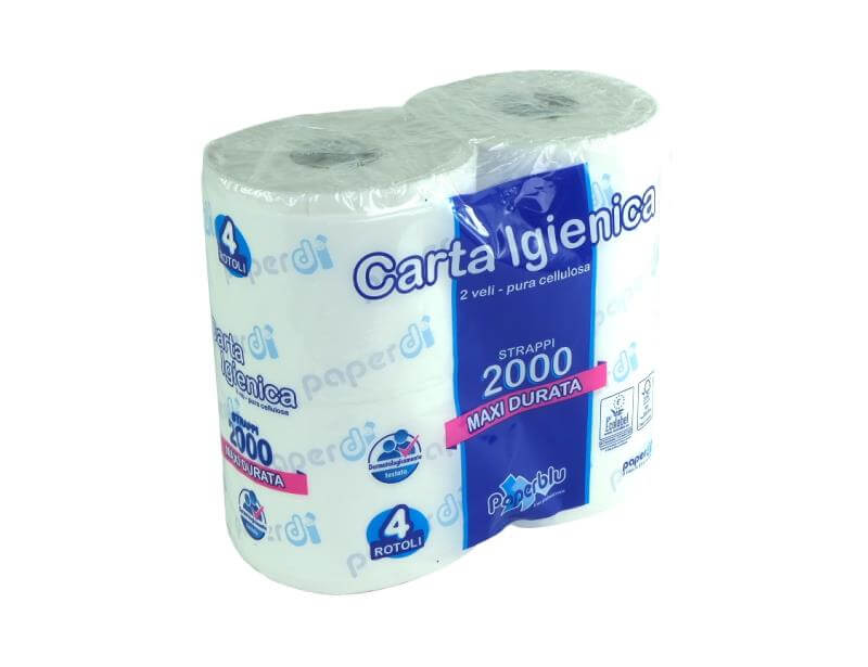Toilettenpapier - 2-lagig - 500 Blatt