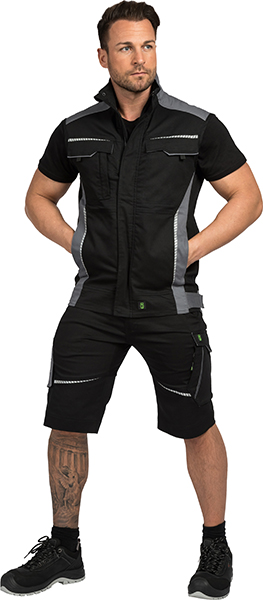 LEIBWÄCHTER Short - schwarz/grau