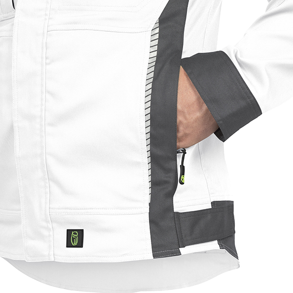 LEIBWÄCHTER Jacke - weiß/grau