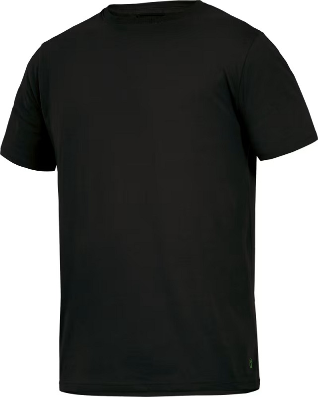 Rundhals T-Shirt - schwarz