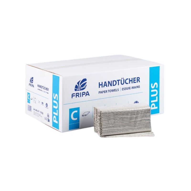 Fripa Plus Falthandtuch - 1-lagig - C-Falz