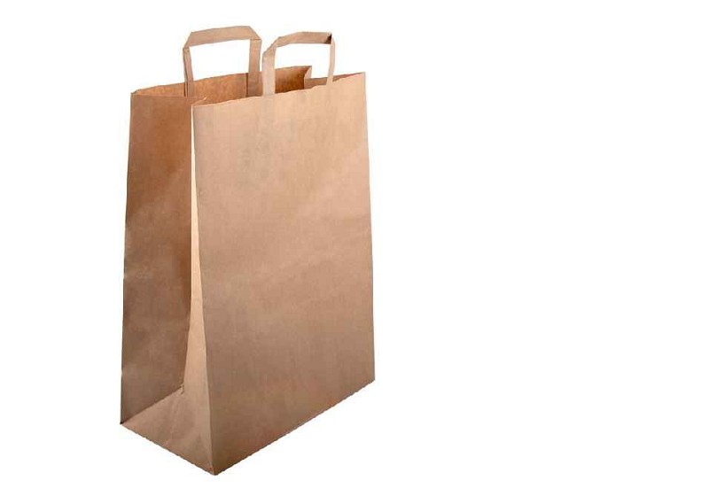 Papiertragetasche - braun