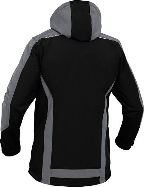 LEIBWÄCHTER Sommer-Softshelljacke - schwarz/grau