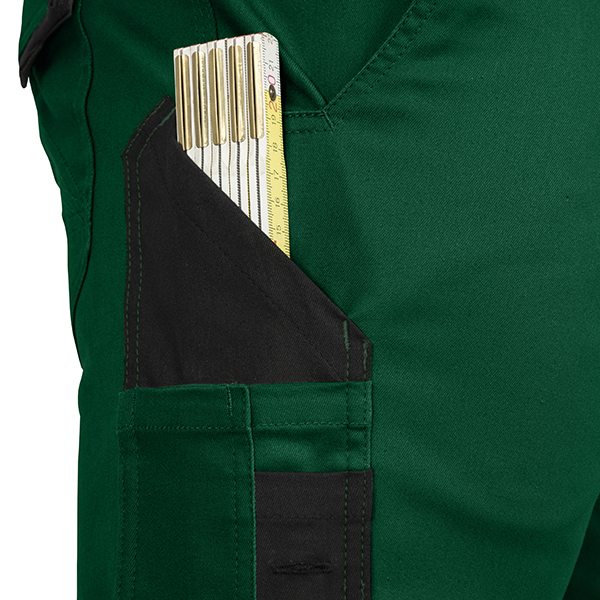 LEIBWÄCHTER Damen Bundhose - grün/schwarz