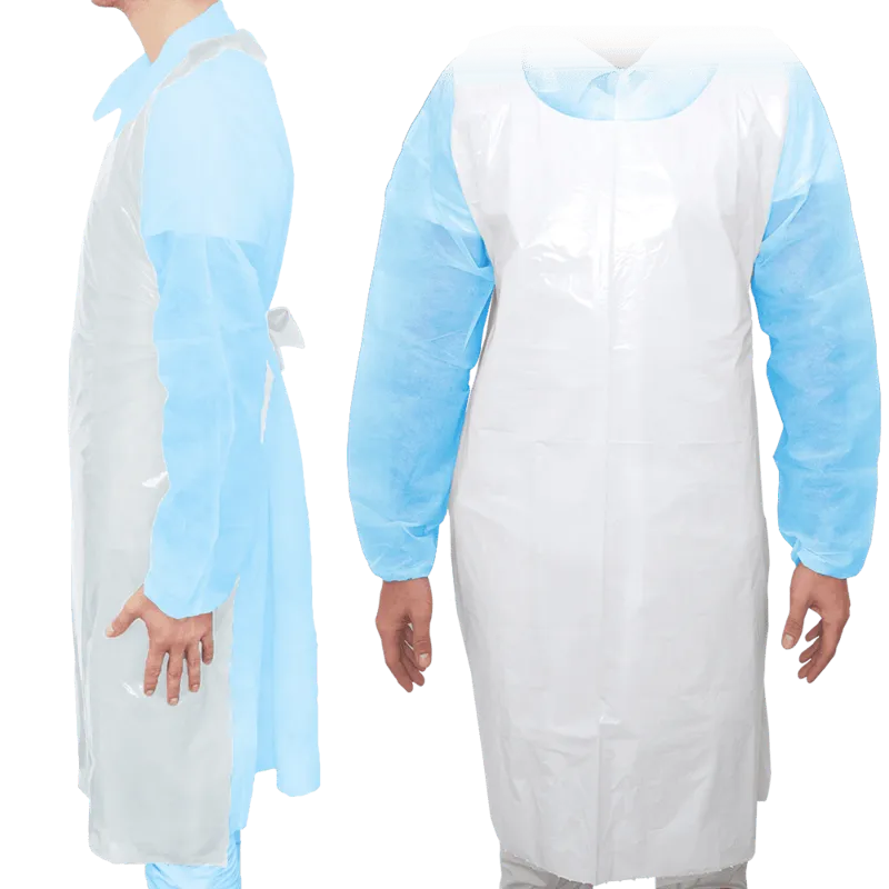 MaiMed®– Apron PE Schürzen - weiß