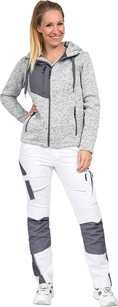LEIBWÄCHTER Strickjacke - weiß - Unisex